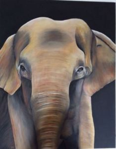 Voir le détail de cette oeuvre: elephant de face